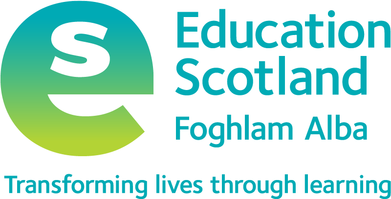 Education Scotland logo - Foghlam Alba - Transforming lives through learning